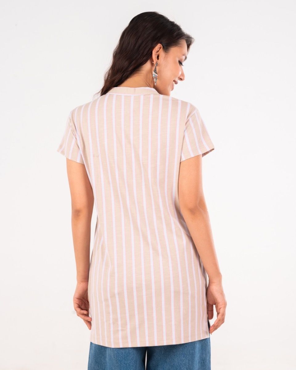 cotton kurti for women peach